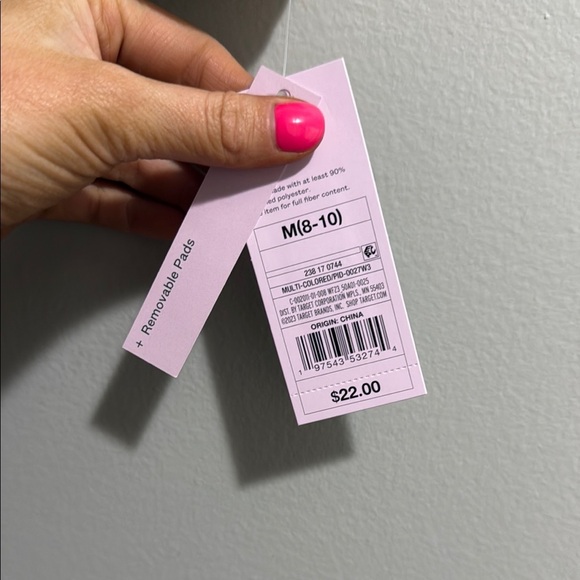 Wild Fable Green Floral Bikini Top NWT - Picture 5 of 8